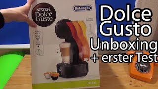 DeLonghi Nescafé Dolce Gusto Colors Unboxing  Test [upl. by Atsilac]