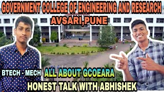 GOVERNMENT COLLEGE OF ENGINEERING AND RESEARCH AVSARI PUNEFull ReviewHonest talk with Abhishek🔥 🔥 [upl. by Nomra29]