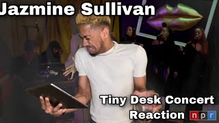 JAZMINE SULLIVAN TINY DESK HOME CONCERT REACTION [upl. by Yatnuahs]