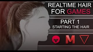 Real Time Hair For Games  Part 1 [upl. by Arrim]