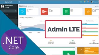 How to Implement Admin LTE Theme in ASPNET Core [upl. by Briano21]