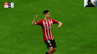 Athletic Bilbao vs My reactions and comments gameplay EA Sports FC 24 [upl. by Thistle]