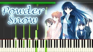 WHITE ALBUM 2  POWDER SNOW Piano ピアノ ホワイトアルバム2 [upl. by Gerald141]