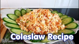 How to make the Best Coleslaw recipe in the World😋 Chef Ricardo Cooking [upl. by Nosned]