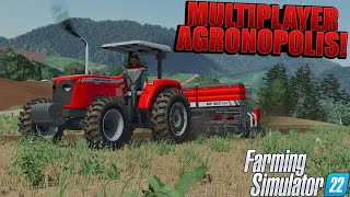 LIVE  Farming Simuleitor 22 Mapa Agronopolis ep 08 Processador Ryzen 5 5600g sem placa de video [upl. by Aieki956]