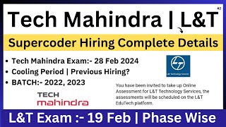 LampT Hiring Exam 19 Feb  Exam Pattern  Tech Mahindra Supercoder Hiring All Details  2022 2023 [upl. by Farkas]