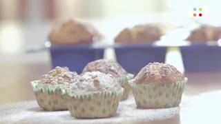 Berries And Oat Walnut Muffins  BLUEBERRY LEMON OATMEAL MUFFIN CUPS WITH WALNUTS RECIPE  FoodFood [upl. by Erastatus]