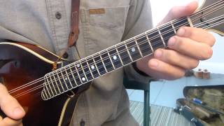 Jazz Mandolin Lesson 1 Major 7 Dominant 7 and Minor 7 chords [upl. by Aydiv]