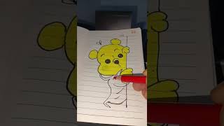 shortsvideo drawing painting artdrawing trending trendingshorts teddybear cartoon [upl. by Karyn]