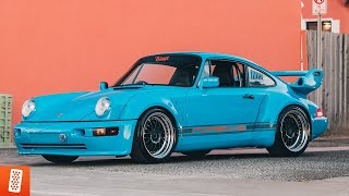 Building a Turbo Porsche 964 in 14 minutes COMPLETE TRANSFORMATION [upl. by Trilby]