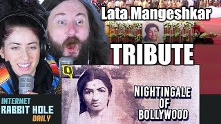 Remembering Lata Mangeshkar Indias Nightingale  TRIBUTE  The Quint  irh daily REACTION [upl. by Eolande584]