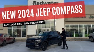 New 2024 Jeep Compass Altitude 4x4  Remote Start  Stock  RCO0875  Redwater Dodge [upl. by Nicolais]