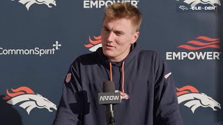 QB Bo Nix on Denvers Monday Night Football matchup These games are why you play this sport [upl. by Chaworth779]