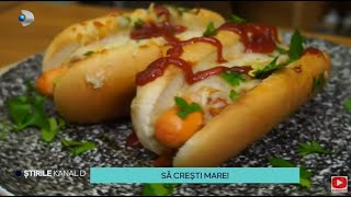 Sa cresti mare  Hot dog quotreinventatquot O reteta rapida si delicioada pentru cei mici [upl. by Zeret997]