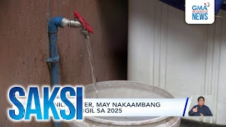 Manila Water may nakaambang dagdagsingil sa 2025  Saksi [upl. by Aleahcim]