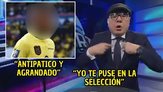 Vito Muñoz arremete contra seleccionado de Ecuador sobre su llegada al país [upl. by Harewood533]