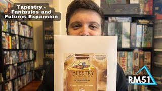 Tapestry Fantasies and Futures Expansion Review Board Game Brief Room 51 [upl. by Caravette275]