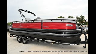 2024 Regency pontoon boat 250 DL3 w250HP Mercury 4 Stroke Stock ST1012 [upl. by Nuahsyd]