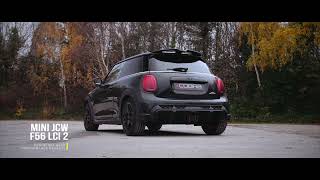 Mini JCW F56 LCI 2 2021 Performance Exhaust Sound Rear Box Delete GPF Back Exhaust by Cobra Sport [upl. by Ennaid]