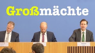 30 Januar 2019  Bundespressekonferenz  RegPK [upl. by Annait]