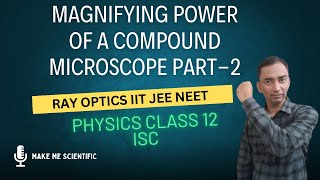 Ray optics  Compound microscope Optical Instruments  Image at infinity PART 2 Class 12 Physics [upl. by Keverian914]