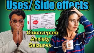 Rivotril Tablet Uses  Clonazepam Tablet Uses  Side Effects  Doses  Full Detailed in Hindi [upl. by Donnie]