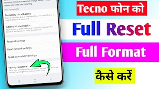 tecno mobile ko reset kaise karen  tecno Phone ko reset Kaise mare  tecno hard reset [upl. by Ykcub]