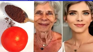 Antiaging tomato 🍅 face mask Remove wrinkles in 6 days Look younger than your age [upl. by Essirehc]