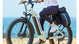 Shengmilo MX06 EBike Mountain Electric Bicycle 26 inch 1000W Motor Fat Tire 48V175Ah [upl. by Odille]