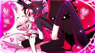 Husk X Angel Dusts Spider Web Of Love  Hazbin Hotel Comic Dub [upl. by Riem]