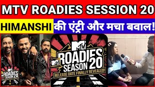 MTV ROADIES AUDITION SESSION 20  में Roaster Himashi ने मचाया धमाल  mtvroadies [upl. by Genevieve99]