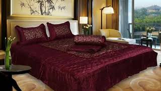 Jaipuri silk double bedsheets Embroidered work [upl. by Ballou]