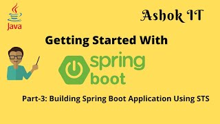 Building Spring Boot Application using STS  Example  Ashok IT [upl. by Ayojal]