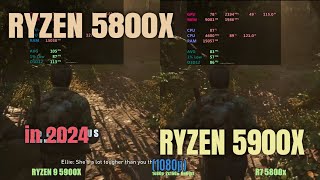 Ryzen 5800x vs Ryzen 5900x in 2024 [upl. by Assilem]