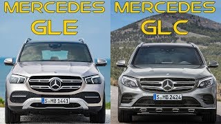 2019 Mercedes GLE vs 2018 Mercedes GLC [upl. by Yahsal]