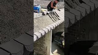 Construction process of asbestos tiles for cement roof [upl. by Zeb]