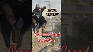 Assassins Creed Revelations zipline Assassin shorts gaming assassinscreed xbox fun [upl. by Aidua]