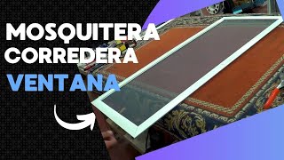 🧷 Crea tu propia MOSQUITERA CORREDERA para ventana en minutos [upl. by Tips]