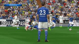 PES 2015 Champions League 18 Final Real Madrid vs FC Schalke 04 34 Nesa Gameplay Patch [upl. by Nelan]