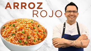 ARROZ ROJO doblega a la suegra a pedirte la receta [upl. by Gut]