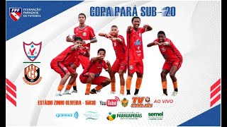 Copa Pará Sub  20  2024 Águia de Marabá x Carajás E Clube [upl. by Naujud]