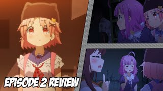 Gakkou Gurashi がっこうぐらし！ Episode 2 Review  AYE AOTS Contender [upl. by Esilahs666]