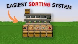 Build This INSANE Minecraft AutoSorter in MINUTES [upl. by Assennev547]