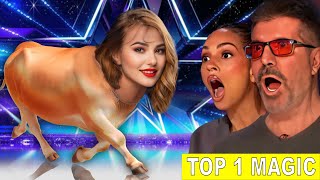 Americas Got Talent 2024 Sacred Rianas Chilling Magic Act Leaves Everyone Speechless [upl. by Hellah167]