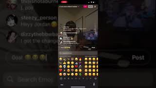 Jidion reacts to pokimane response video on ig live Part 1 [upl. by Attelrahc]