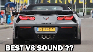 V8 SOUND BATTLE Maserati vs Corvette vs Jaguar [upl. by Trenna]