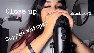 ASMR Cupped whisper ramble🤍 [upl. by Melisandra482]