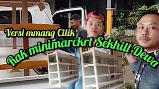 teknik barurak minimarketterbuat dari kayu Sekil Dewa minimalis [upl. by Yecnay]