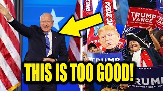 Tim Walz Masterfully EXPOSES Then HUMILIATES MAGA At Rally [upl. by Inaluahek247]