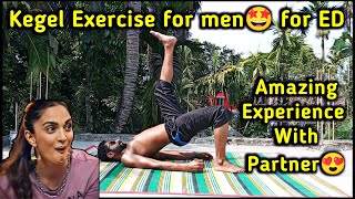 Kegel exercises for men for erectile dysfunction😰  No Equipment workout [upl. by Yleak]